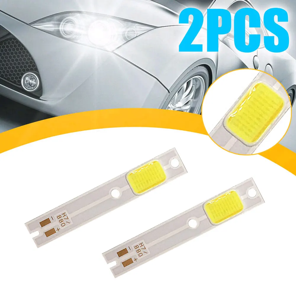 2pcs COB Chips for C6 LED Car Headlight Bulbs H1 H4 H7 HB3 HB4 880 H13 9004 9007 Auto Headlamp Light Source C6 COB Chip 6000K