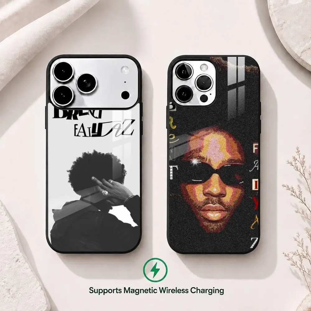 Фото Чехол для телефона Singer B-Brent Faiyaz для iPhone 17, 16, 15, 14, 13, 12, 11 Plus, Pro с поддержкой магнитной беспроводной зарядки №1