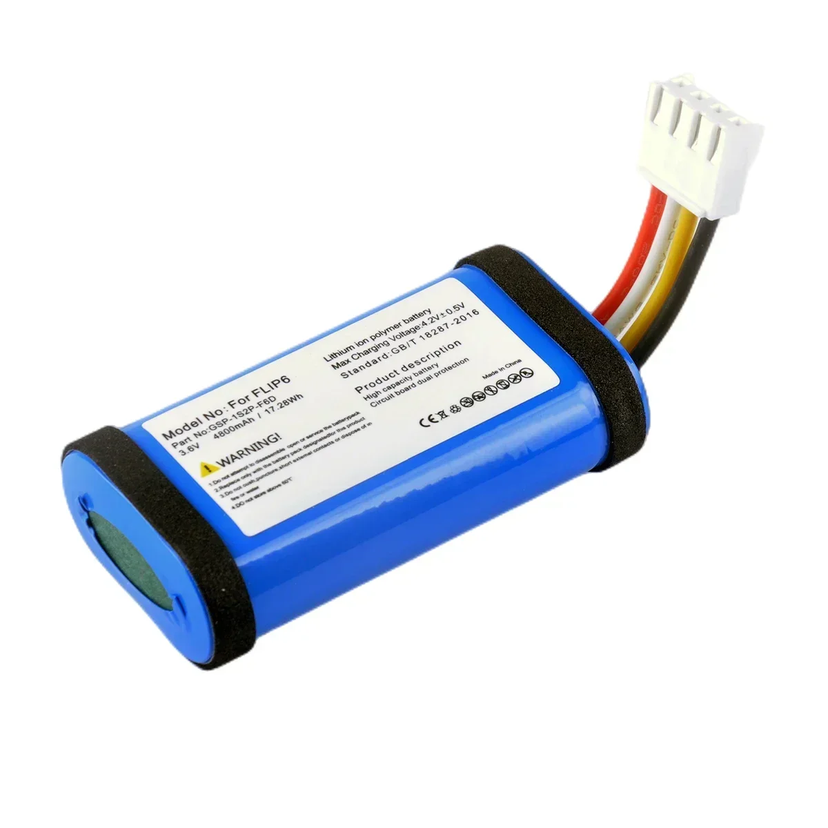 Оригинальная деталь новая Замена 4800 мАч для JBL Flip 6/ Flip6 Сменный аккумулятор