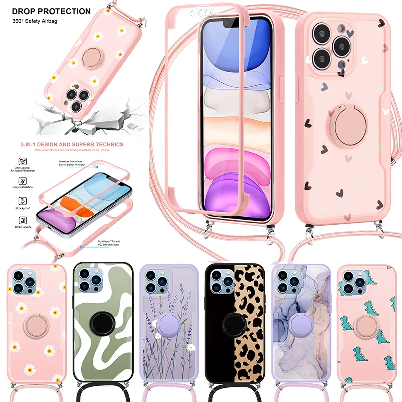 

Full 360 Body Protector Case For OPPO A5 A9 A15 A16 A32 A52 A72 A92 A54 A74 A93 A94 A53 A55 A53s Realme 8 Pro 8i C21 C21Y Coque