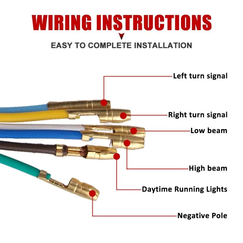 Новинка популярный 7-дюймовый мотоциклетный светодиодный налобный фонарь
