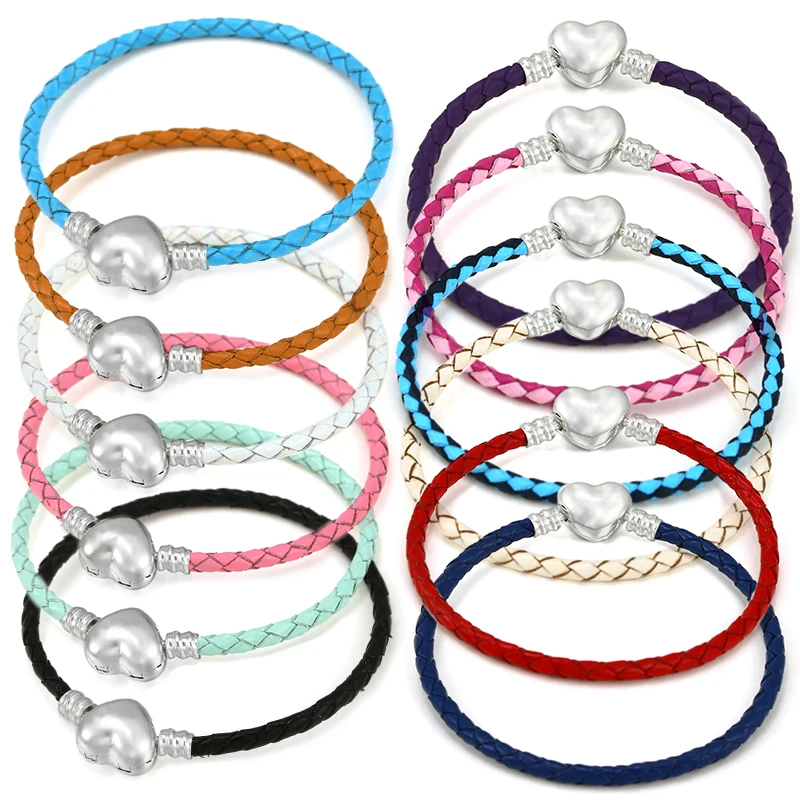 

3mm Real Genuine Leather Cords Round Rope String For Handmade DIY Bracelet Necklace Jewelry Making Craft Bracelet For Women
