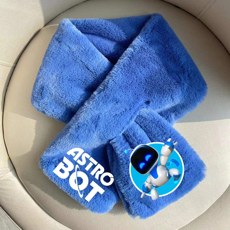 Новый плюшевый шарф Astro Bot кавайный мультяшный игровой рисунок шейный платок с