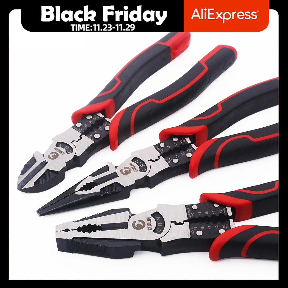 

Multi-function Universal Needle-nose Pliers Diagonal precision cutting Pliers Wire Cutter Electrician Special Pliers Tool