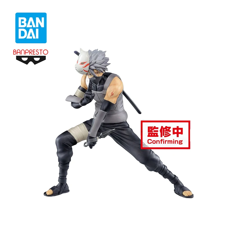 

In Stock Original 18Cm Bandai Banpresto Naruto Young Hatake Kakashi Scenery Model Toys Anime Figure Collect Decoration