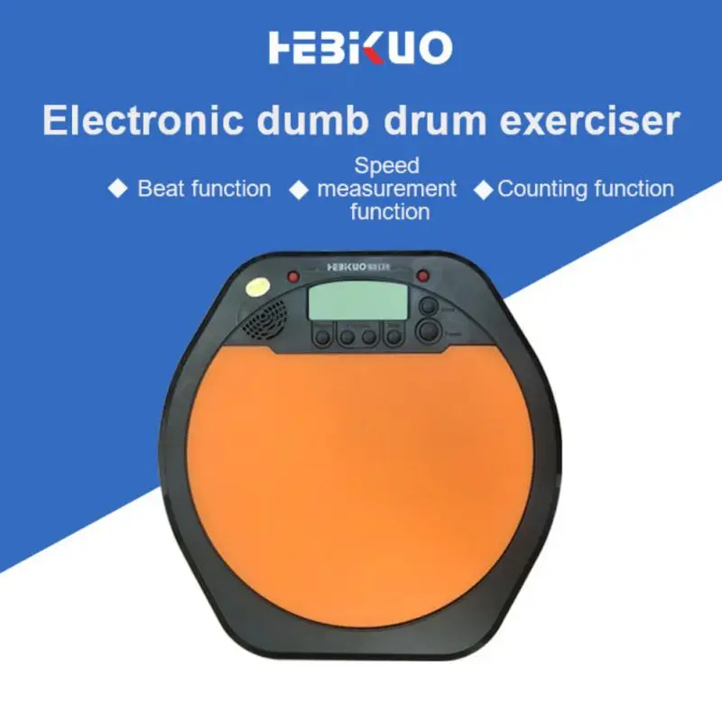 

3 in1 Digital Electronic Dumb Drum Pad Percussion Practice Metronome for Drummer Training Jazz Drum Rhythm Beat Trainer