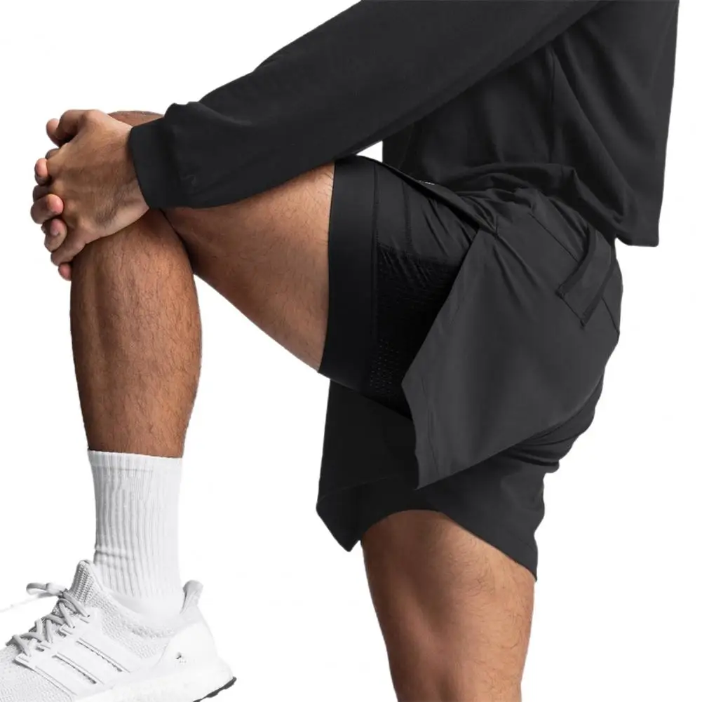 

Lightweight Simple Sweat Absorption High Elasticity Summer Shorts Elastic Sports Shorts Soft Fabric Daily Clothes