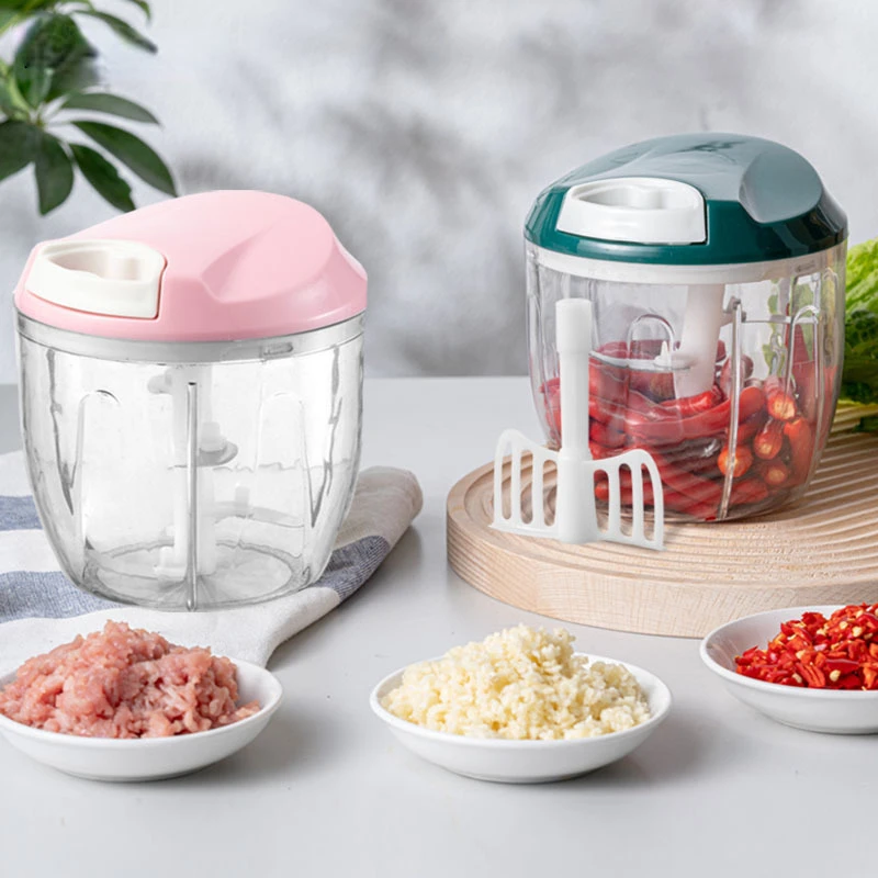 

New Style Multifunction High Speedy Design Vegetable Fruit Twist Shredder Manual Meat Grinder Chopper Garlic Cutter Cocina Tools