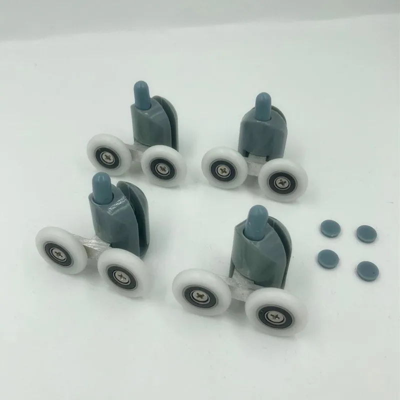 

Роликовые направляющие для двойной душевой двери 4/8 шт.