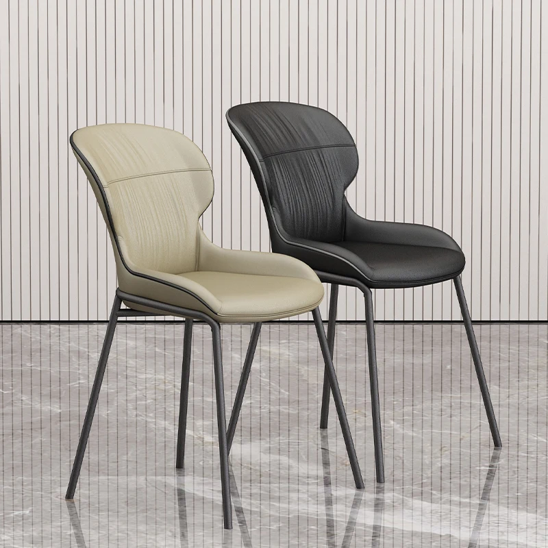 

Cafe Minimalist Chairs Backrest Comfortable Lounge Ergonomic Chairs Designer Nordic Sillas De Comedor Lounge Suite Furniture