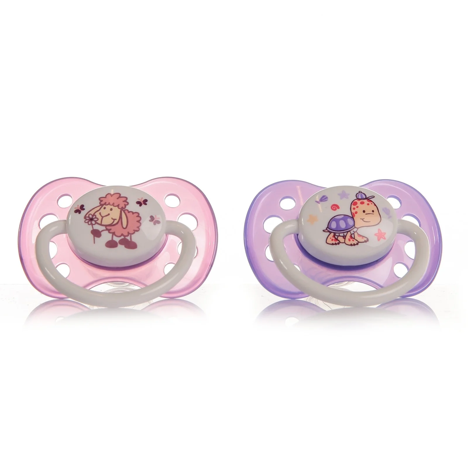 

ebebek Baby Plus 2 Pcs Silicone Liar Baby Girl Pacifier 16-32 Months