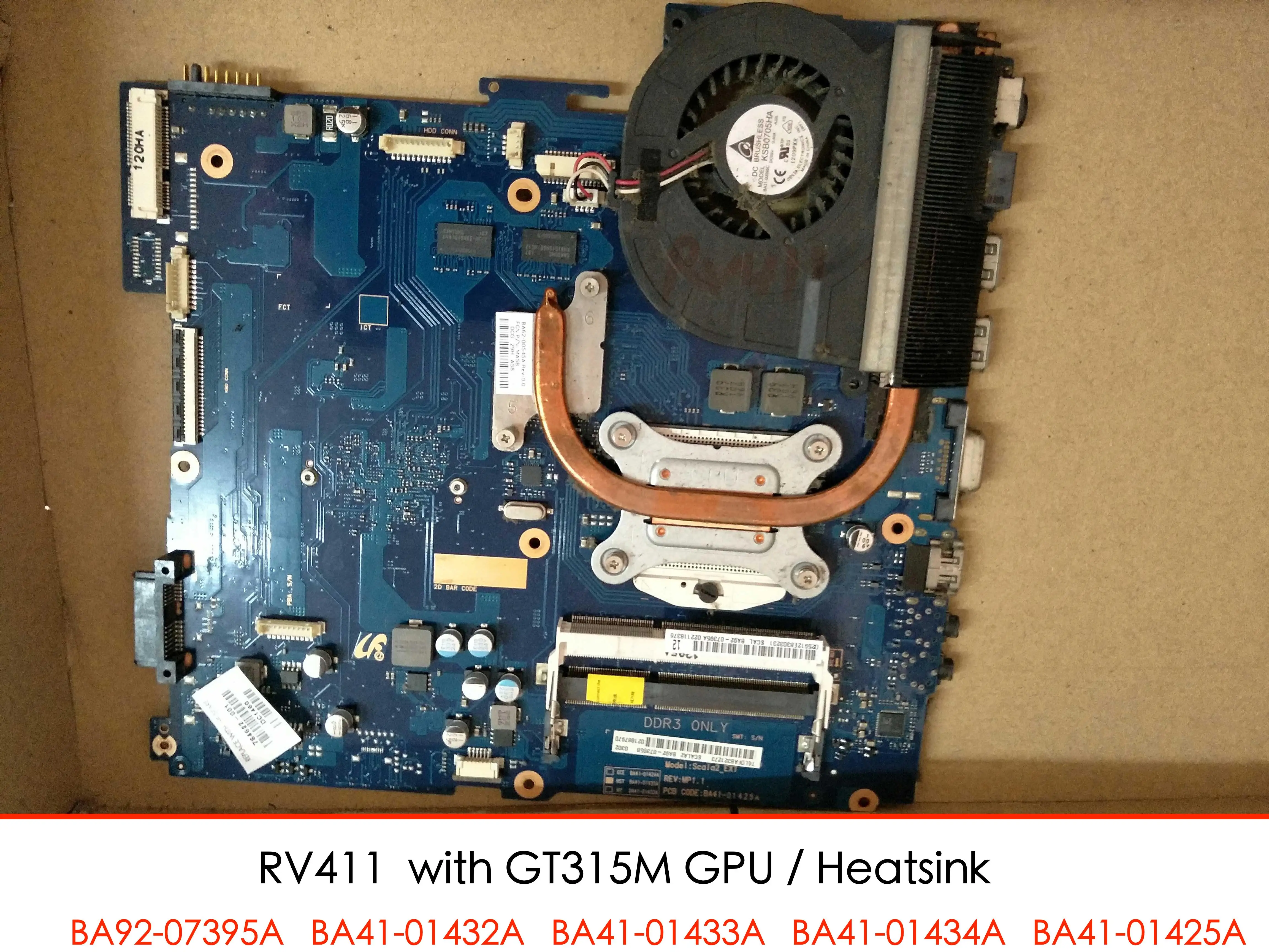 

Материнская плата для ноутбука Samsung Φ RV411