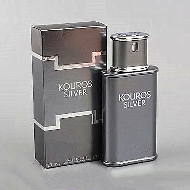 hot sale kouros silver men parfum long lasting original fragrance body spray popular men toilette brand parfume free global shipping