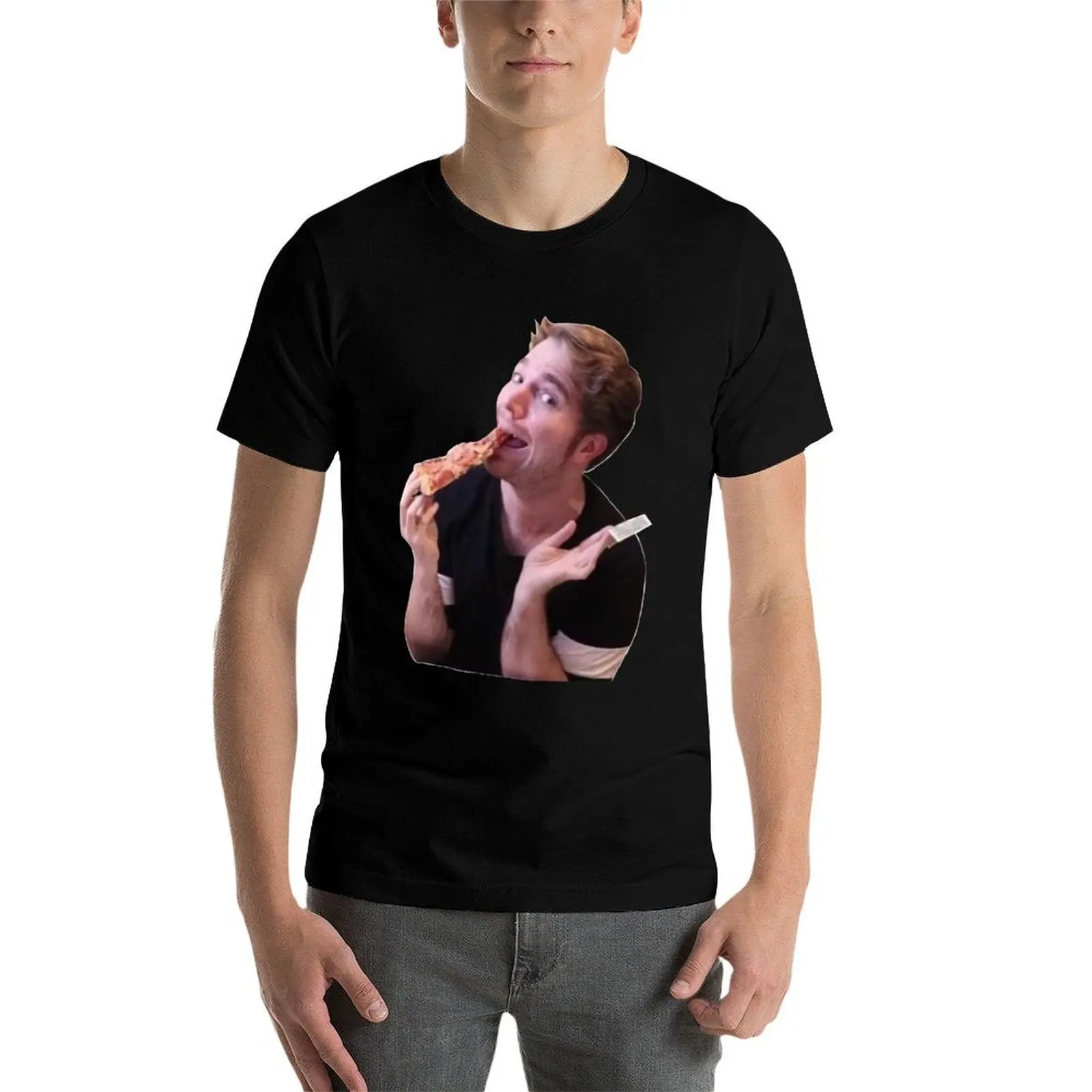 Фото Футболка Shane Dawson Pizza, футболки с рисунком для мужчин, футболка с аниме, футболки с принтом для мужчин, футболка №3