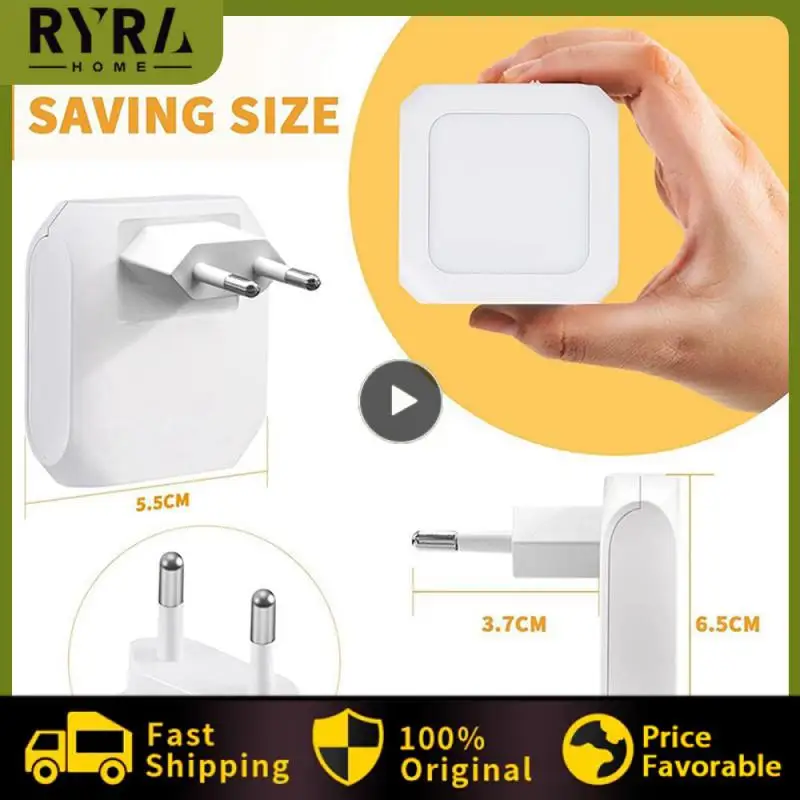 

5/8/10PCS Create A Bedtime Atmosphere Led Night Light Soft Eye Protection Electrodeless Dimming Induction Night Light