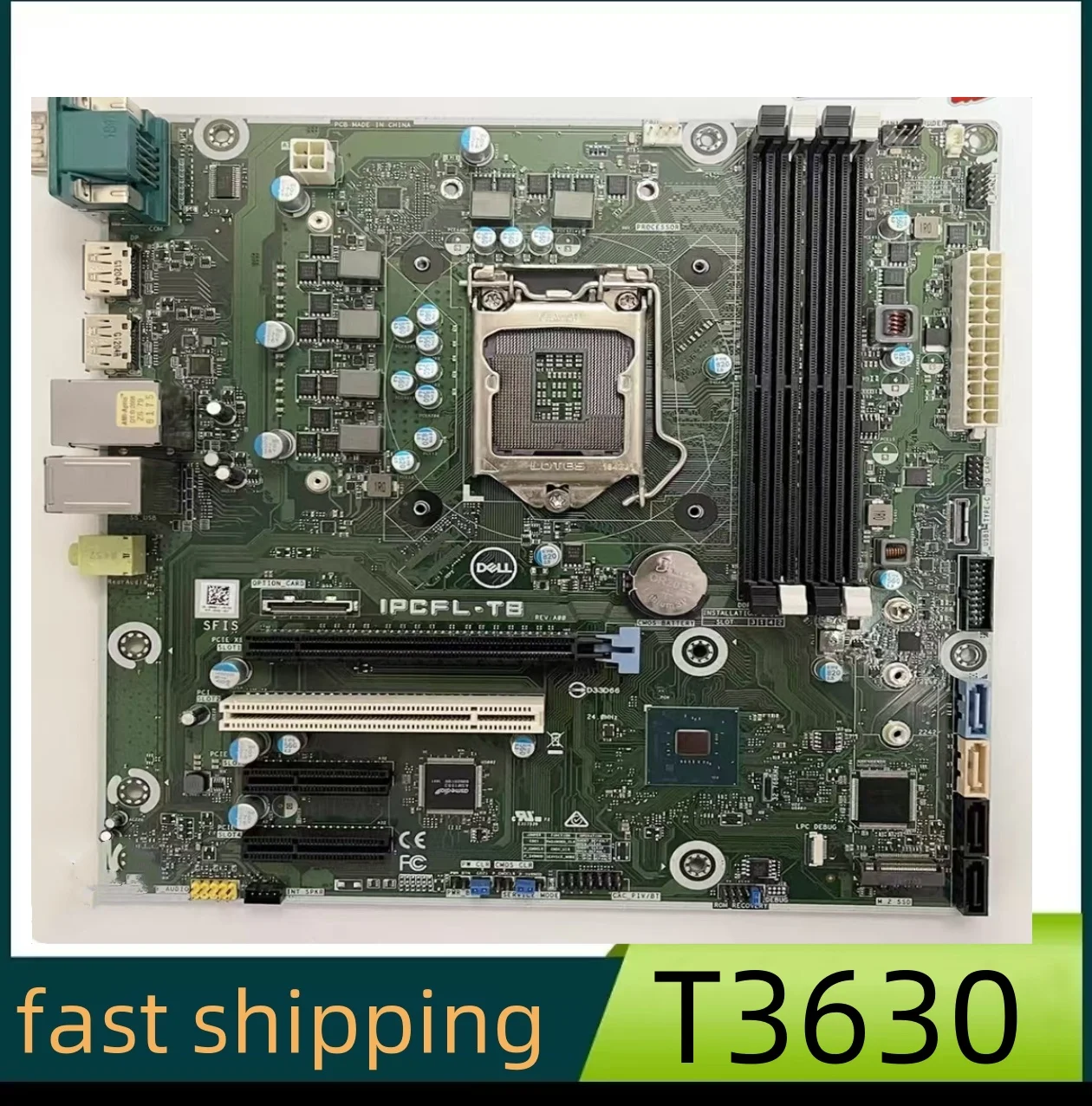 IPCFL-TB для материнской платы DELL T3630 NNNCT 0NNNCT 0JC 58R JC LGA 1151 DDR4 Z370 100% тестирование быстрая