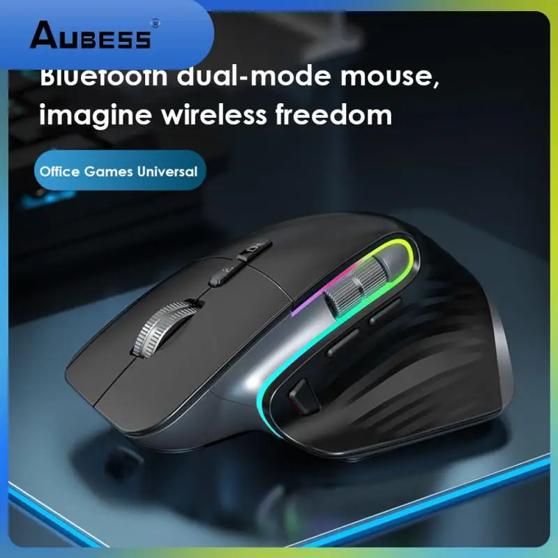 

Smooth Lines Ergonomic Mouse The Left And Right Buttons Use Bass Micro Switches Wireless Mouse 3d Anti Slip Roller