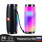 Портативный динамик TG157 со светодиодсветильник подсветкой, с веревкой, уличный динамик, 1200 мАч, ткань, водонепроницаемый сабвуфер, FM-радио