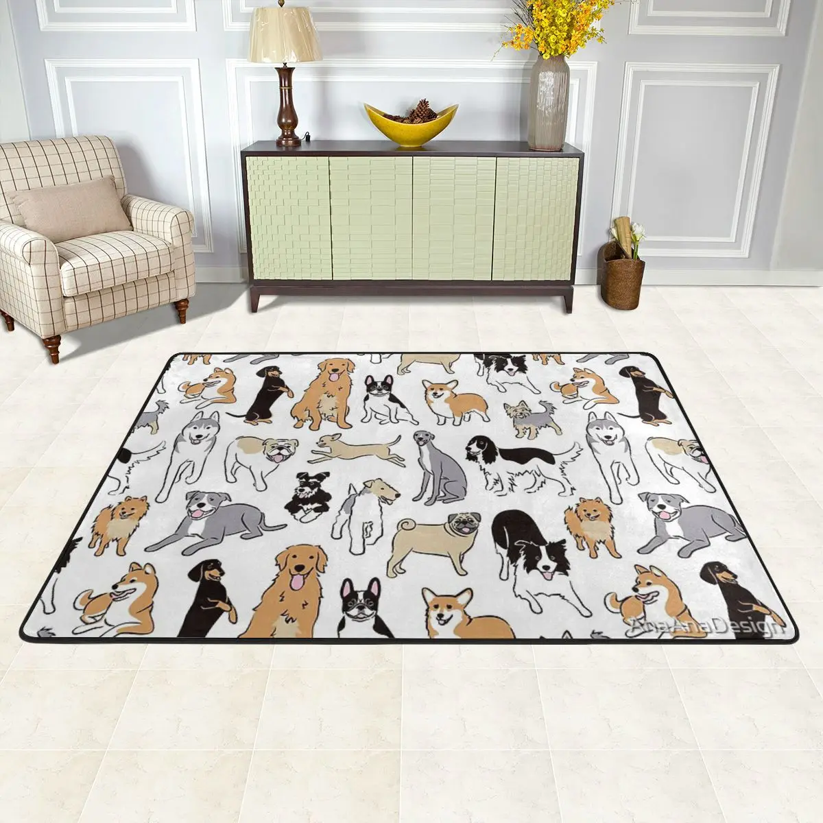 Коврик Happy Dogs коврик из ПВХ Рамадан 24x36 дюймов или больше