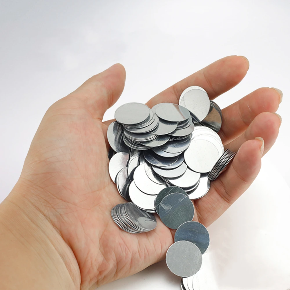 Стальная пластина Круглый стальной лист Dia15 x 0 3 мм специальный упаковочный ящик