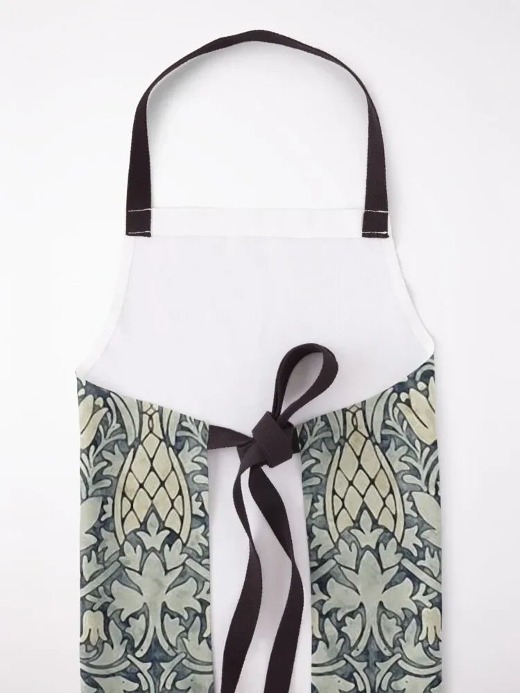 Фартук с узором Вильям Морриса и змеиной головы Рождественское украшение