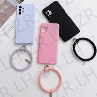 fashion silicone tpu bracelet phone case for samsung galaxy a03 a22 a10 a20 a30 a40 a50 a70 a51 a71 a53 a33 a52 a72 soft cover