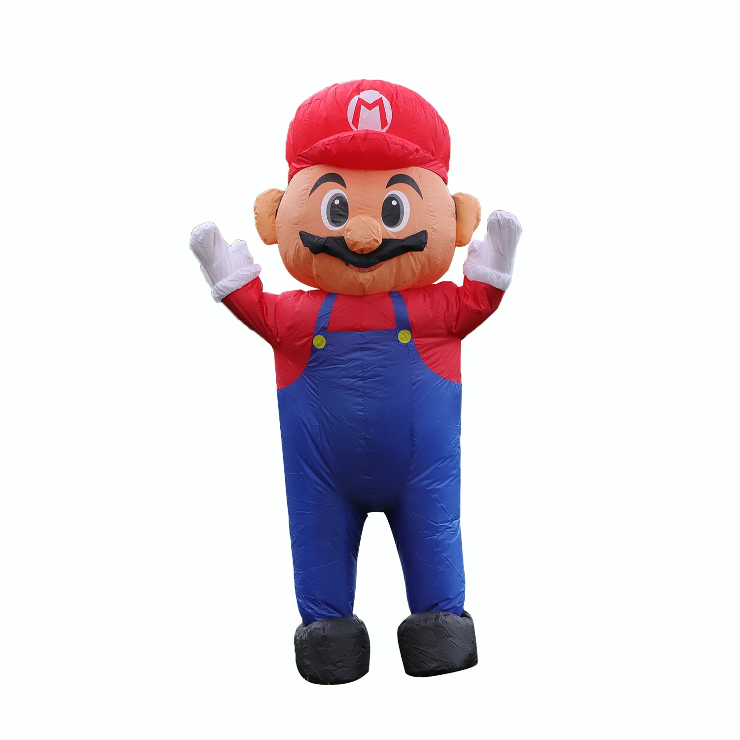 

Super Plumber Mari Red hat Inflatable Monster Costume Cosplay Costumes For Adult Kids Woman Halloween Christmas Party Festival