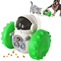 smart pet toys interactive cat toys treat ball food leak food cart food dispenser cat play training ball feeder pet supplies
