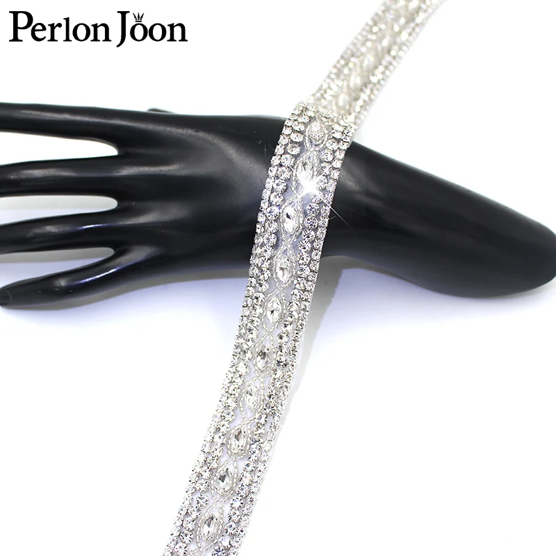 

Цепочка со стразами ручной работы WH046, аксессуары для одежды, аксессуары в форме бриллианта, для свадебных платьев, 1 ярд