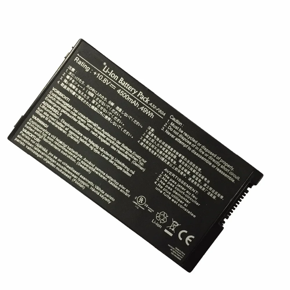 10 8 В 49WH/4500MAH новый оригинальный аккумулятор для ноутбука A32-F80 ASUS F80 F80s F80Cr F81 F81E F81Se