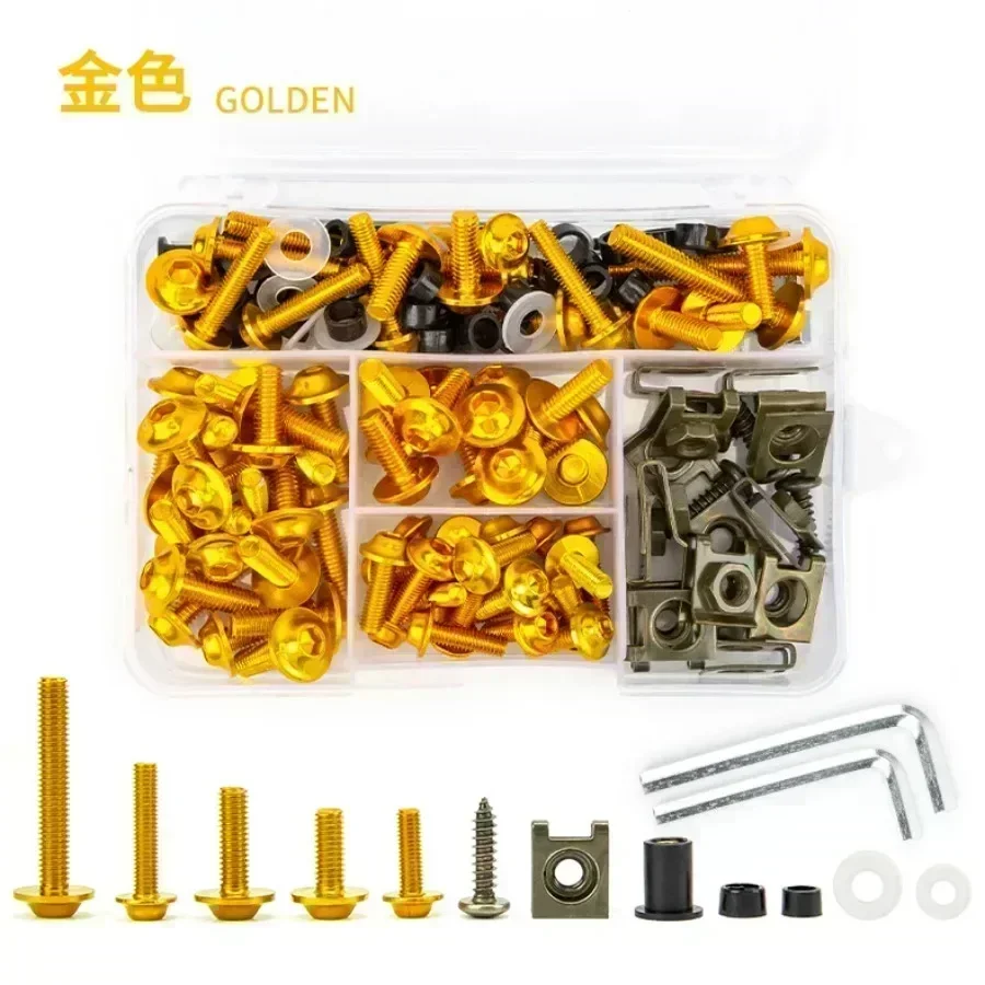 

177PCS Complete Fairing Bolts Screws Kit for Triumph Trident 660 Tiger 800 Street Triple 675 Bonneville Speed Triple 1050 Twin