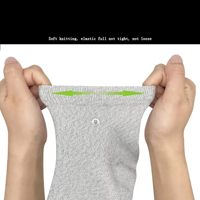 Solid Fiber Anti-Radiation Socks Unisex Health Protection Sock Conductive Anti-Static Emf Anti Electromagnetic Radiation Socks