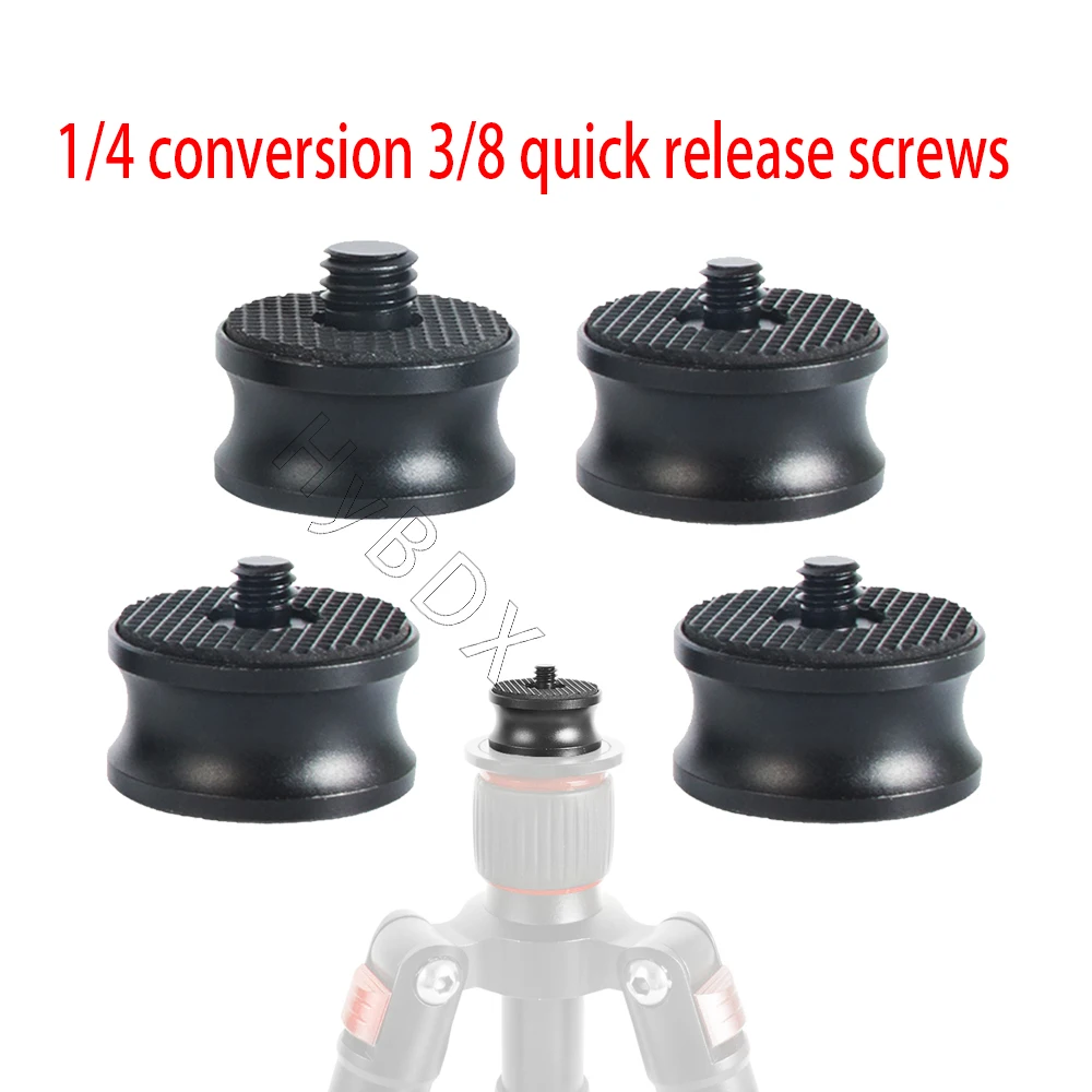 

1/4 to 3/8Inch Screw Universal Camera Conversion Screw Tripod Ballhead Quick Release Mount Adapter For Dslr sony Canon L plate