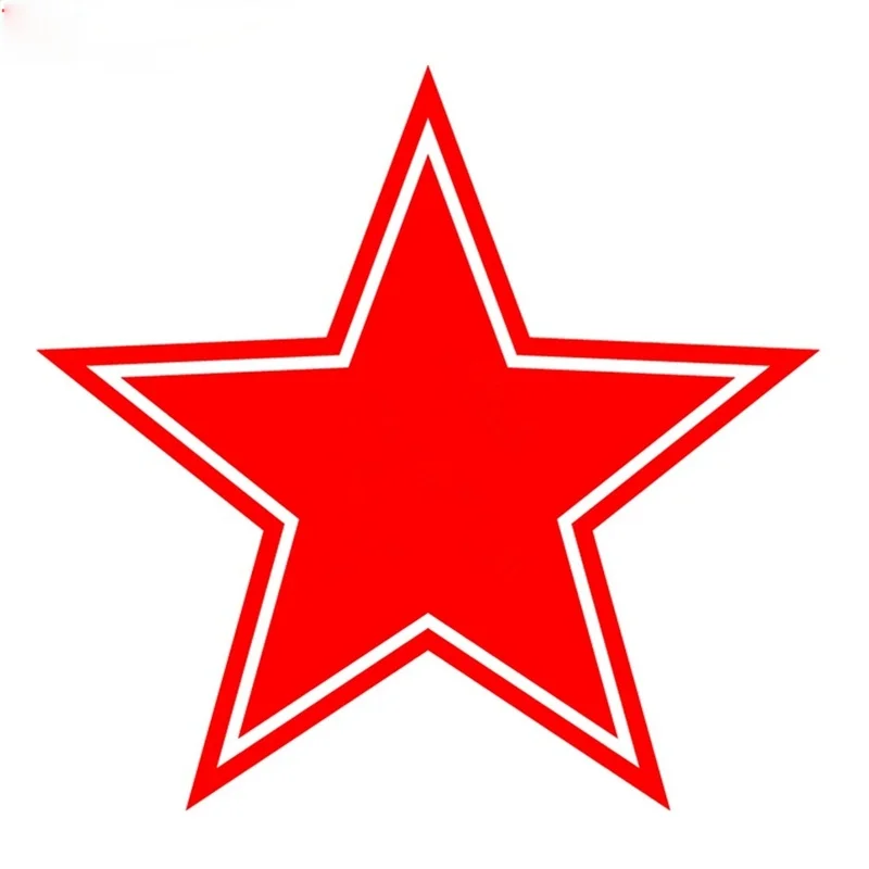 

CG Car Sticker Red Star for Victory Day Ussr Car Decals Occlusion Scratch Sunscreen Auto Windshield Helmet Car Accessories