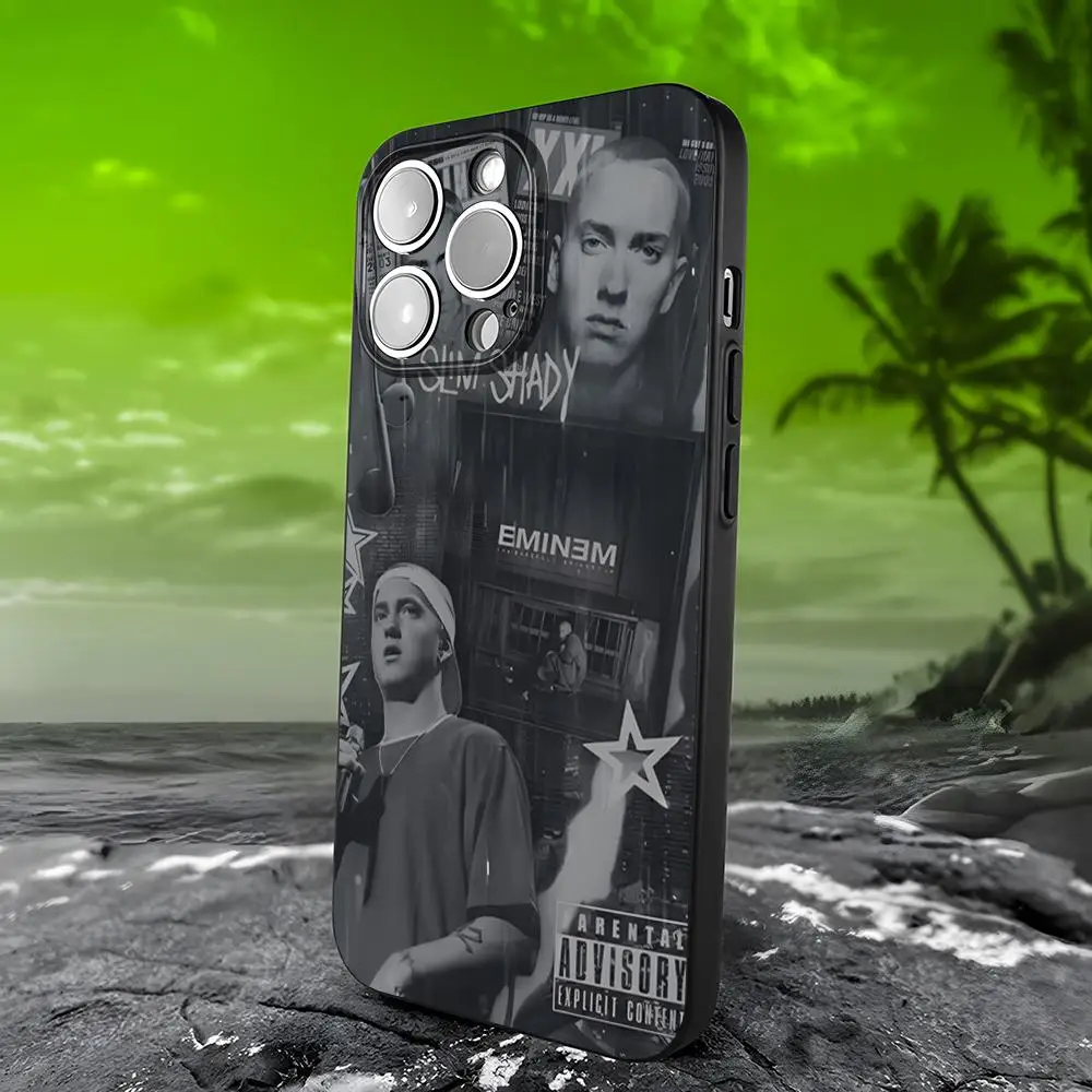 Чехол для телефона Rapper E-Eminem для iPhone 17 15 16 13 Pro Max 14 12 11 Xr X 8 7 6 Plus, роскошная задняя крышка (art.: 3920d23a46085) - 3920d23a46085
