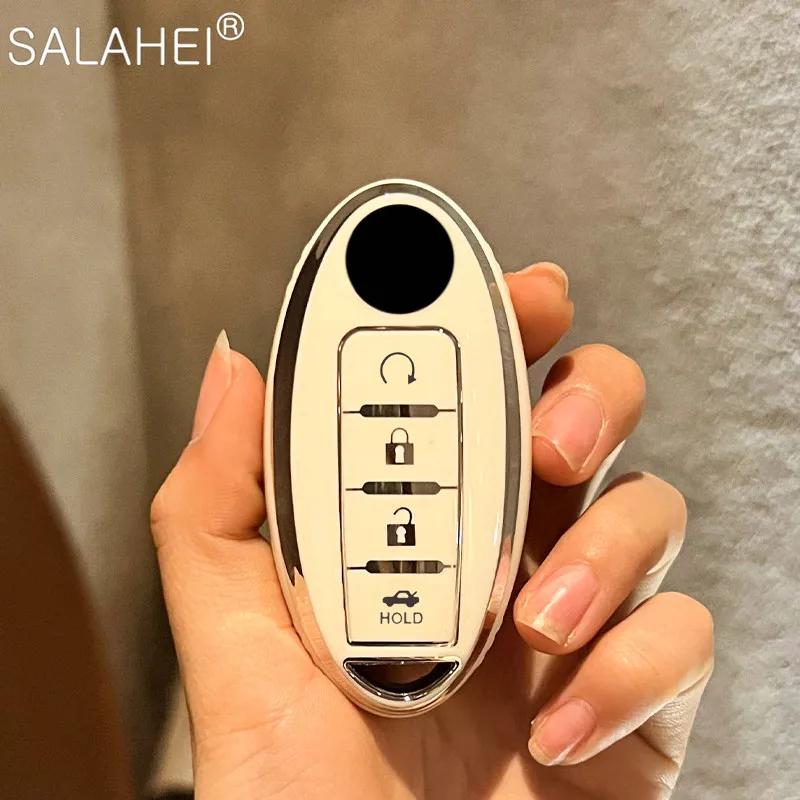 

Fashion TPU Car Key Case Cover For Nissan Qashqai J10 J11 X-Trail t31 t32 Kicks Tiida Pathfinder Murano Note Juke For Infiniti