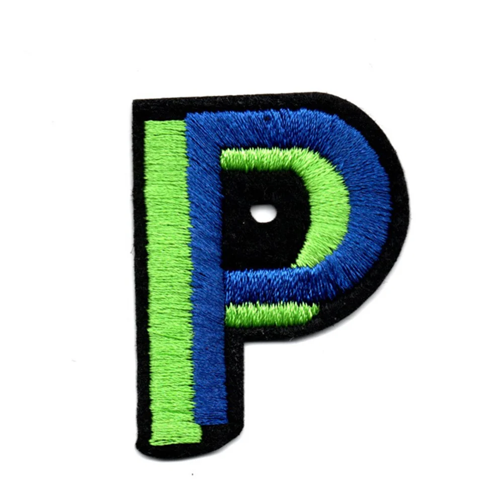 

Patches Iron Sew Applique Appliques Embroidered Letters Backpack Diy Shirt Abc Alphabet Letter Embroidery Badge Patch Stickers