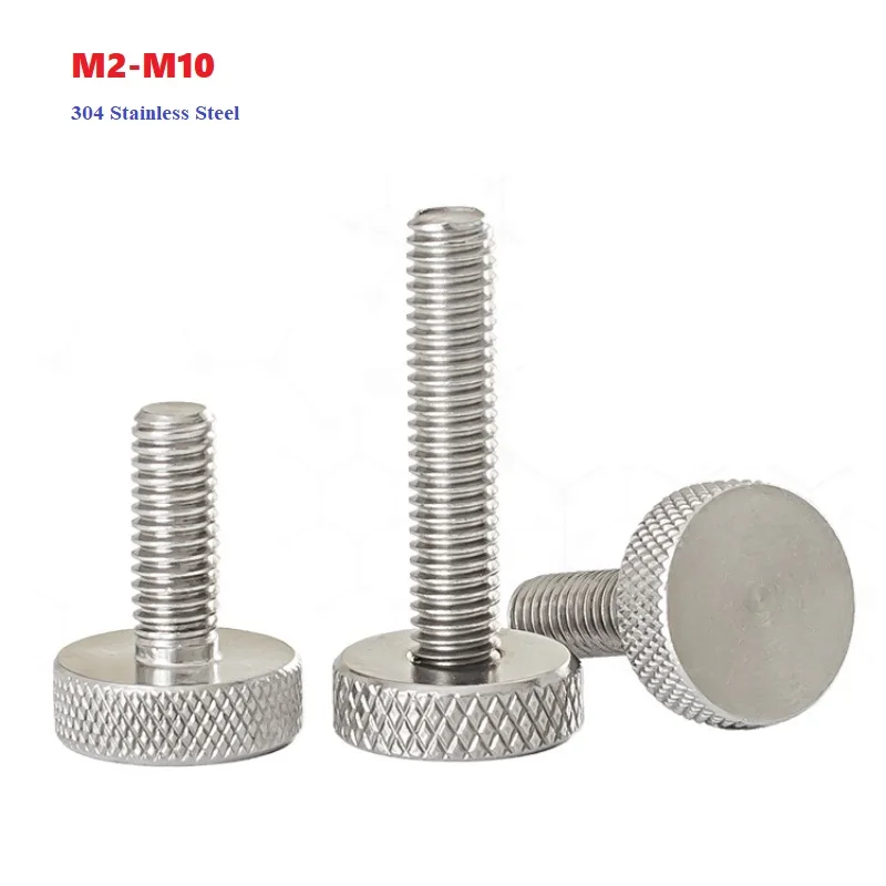 

Винты с плоской головкой из нержавеющей стали M2-M10