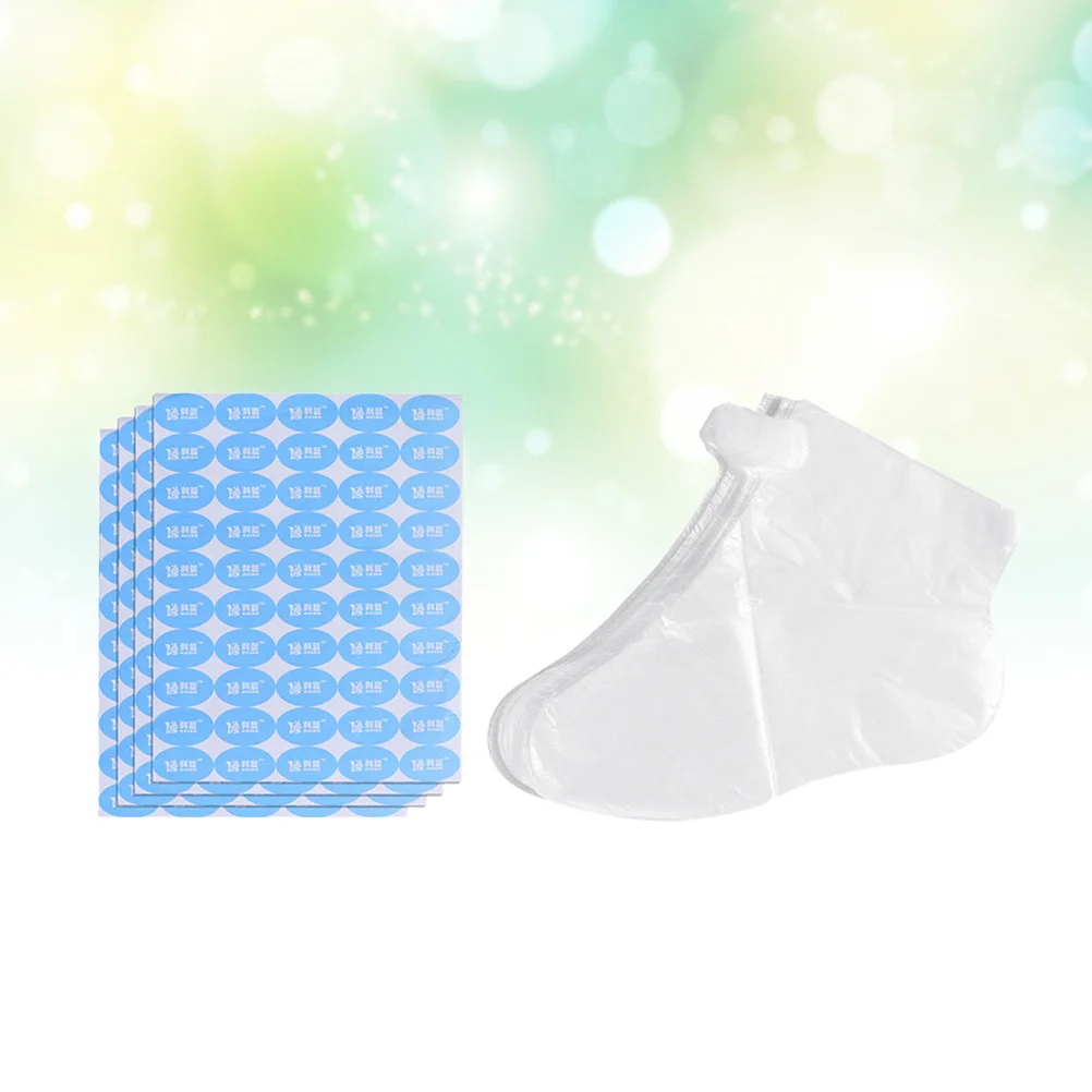 

Disposable Foot Cover Breathable Footcare Cover Waterproof Foot Cover (200pcs Foot Cover, 200pcs Sticker)