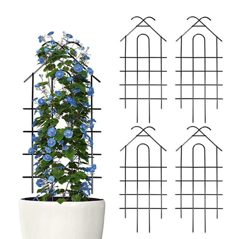 

Пледы Металлические шпалеры для растений Маленькие шпалеры для растений Крытый открытый сад Цветок