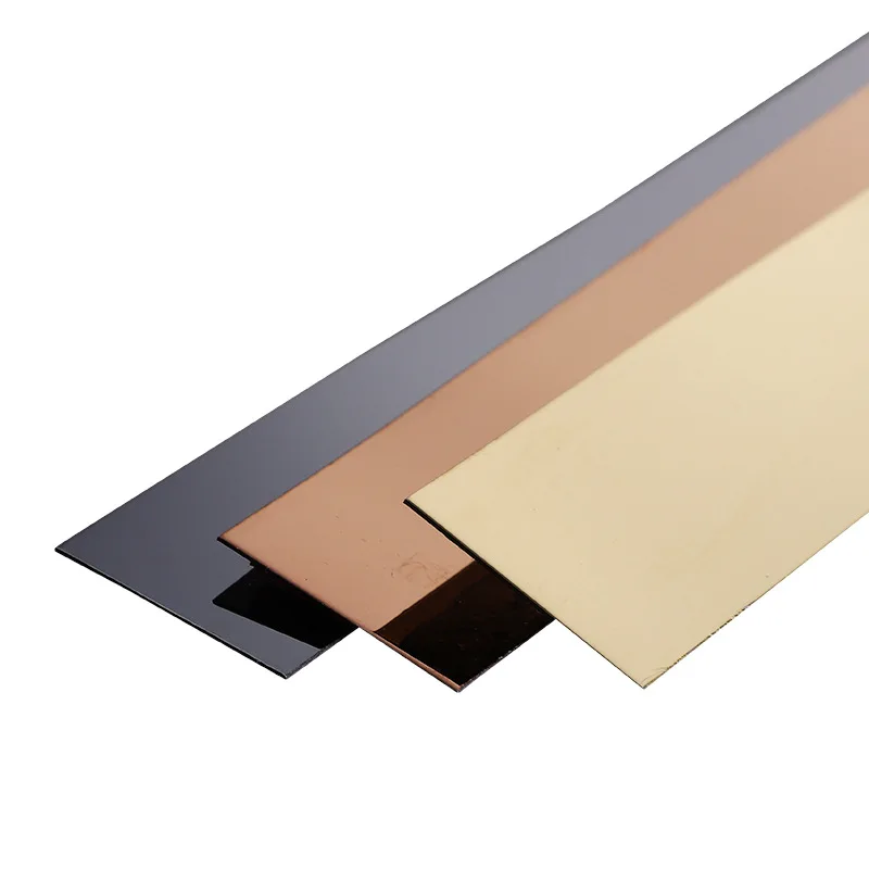 Самоклеящиеся водонепроницаемые декоративные ленты из нержавеющей стали 3 м 5