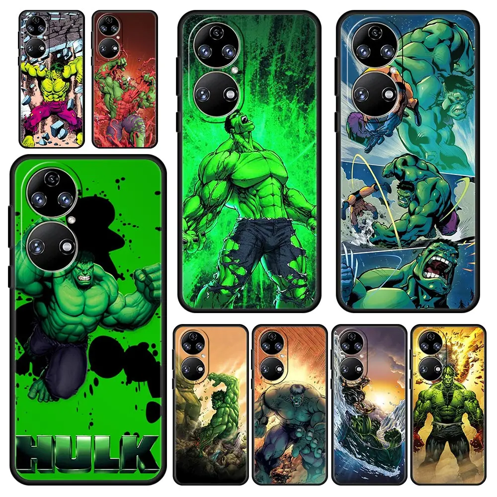 

Cover Case for Huawei P20 P30 P40 P50 Lite E Pro Nova 5T 7i 8i 9 SE Pro Y6 Y7 Y9 P Smart Soft Funda Casing Luxury Bag Cell Hulk