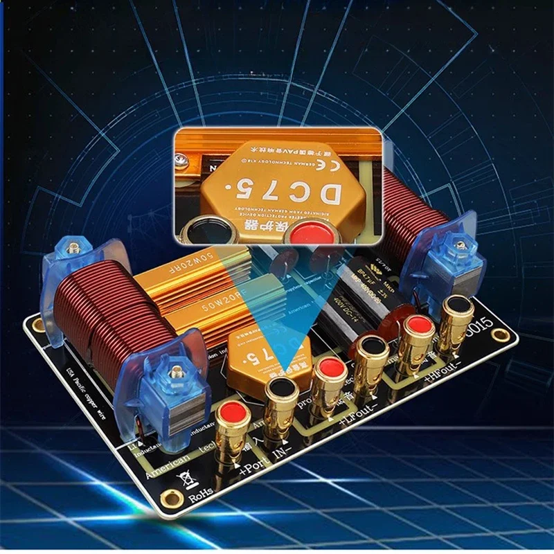 SOTAMIA 1100 Вт двусторонний кроссовер высокие частоты бас аудиодинамик частотный