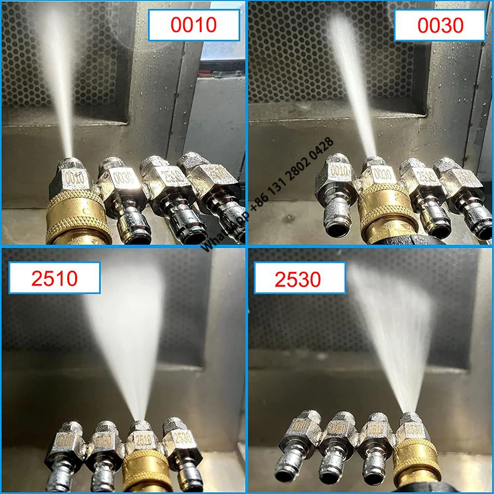 Наконечник для мойки высокого давления 1/4 дюйма NPT 0 градусов/25 градусов 4-ходовая