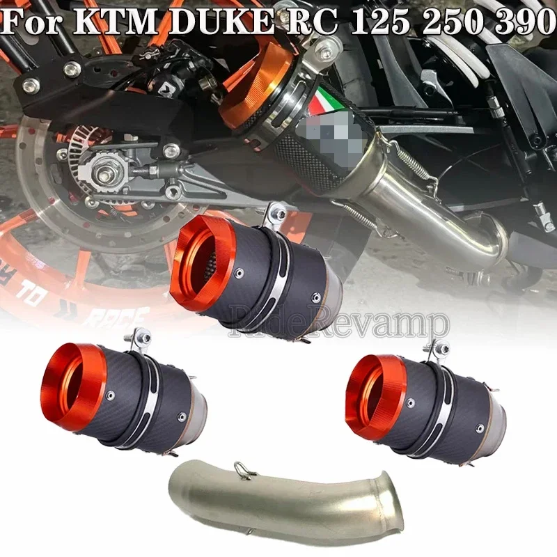 Глушитель выхлопной системы мотоцикла из углеродного волокна среднее звено