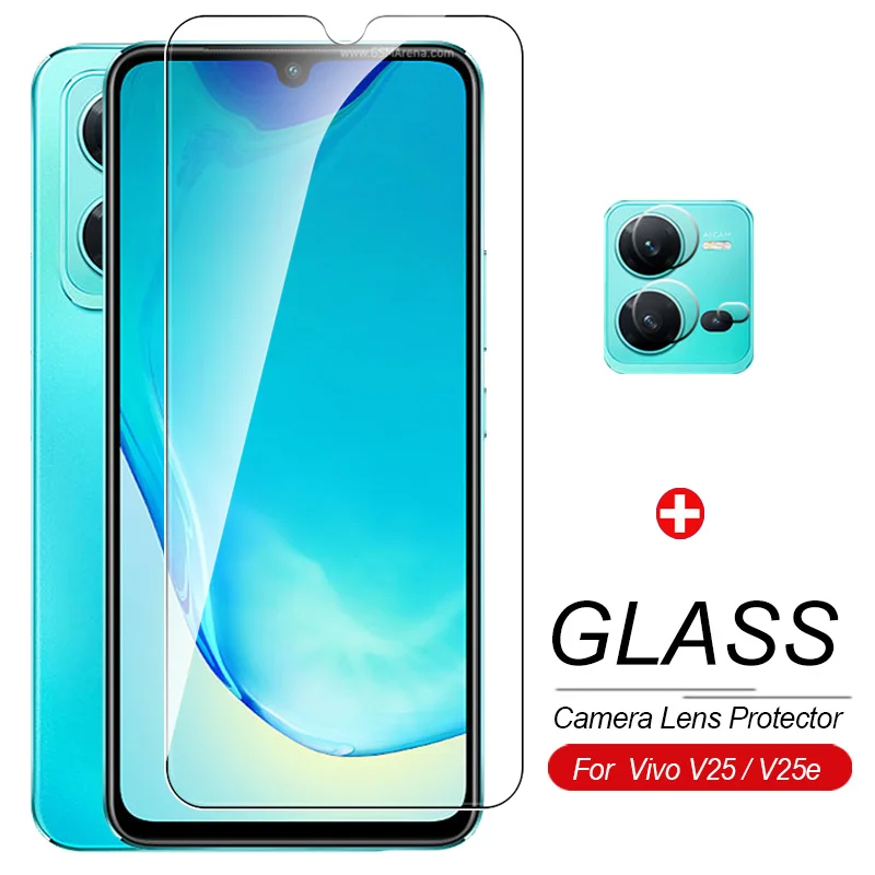 

Защитное стекло для объектива камеры, Защитное стекло для Vivo V25 5G V25E 4G V 25 E 6,44 '', армированное защитное закаленное стекло, HD-пленка VivoV25