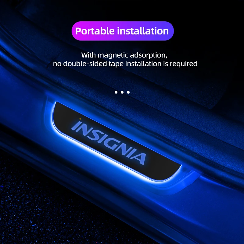 Оригинальная Беспроводная подставка под дверь автомобиля настроение для Opel OPC Line