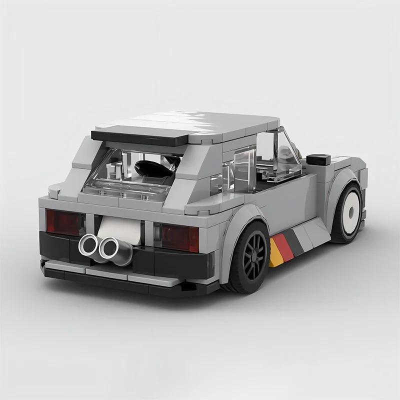 Фото Классический суперкар серии Golf GTI Mk1 модель на заказ строительные блоки DIY сборка строительные блоки детские игрушки Рождественский подарок №2