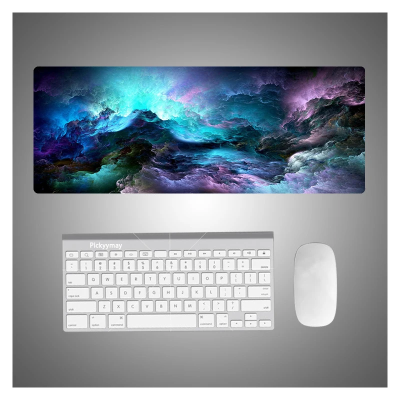 

Space Sci Fi Mousepad 900x400x3mm Cloud Gaming Mouse Pad Gamer Mat Computer Desk Padmouse Keyboard Colorful Locrkand Play Mats