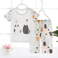 summer clothes shorts sets suit for kids girls boys clothing outfits t shirts baby toddler clothes children pajama home wear
